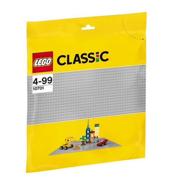 Lego: 10701 - Classic - Base Grigia