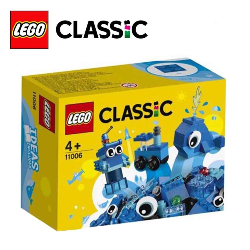 LEGO Classic - Mattoncini blu creativi