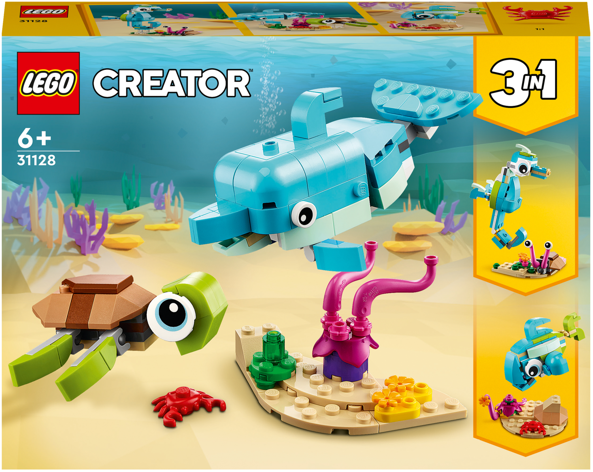 LEGO Creator - Delfino e tartaruga