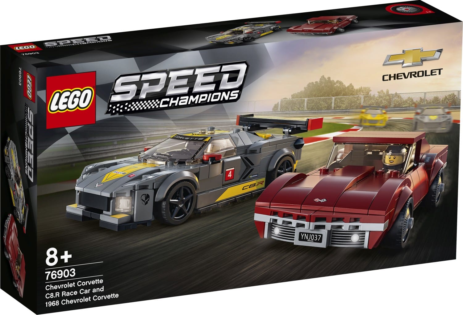 Speed Champions - Chevrolet Corvette C8.R e 1969 Chevrolet Corvette