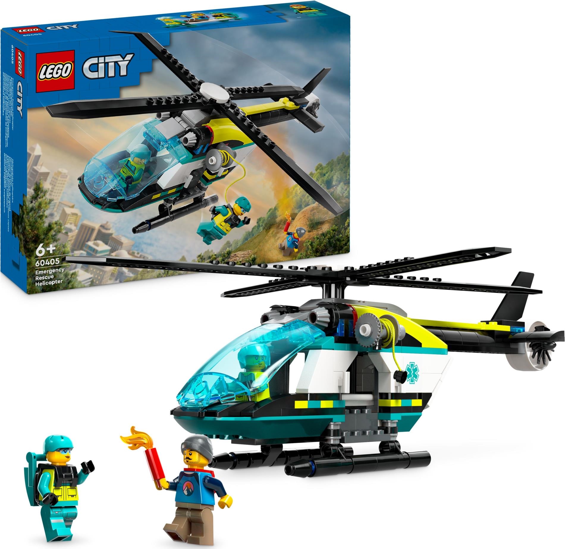 Lego: 60405 - City Great Vehicles - Elicottero Di Soccorso Di Emergenza