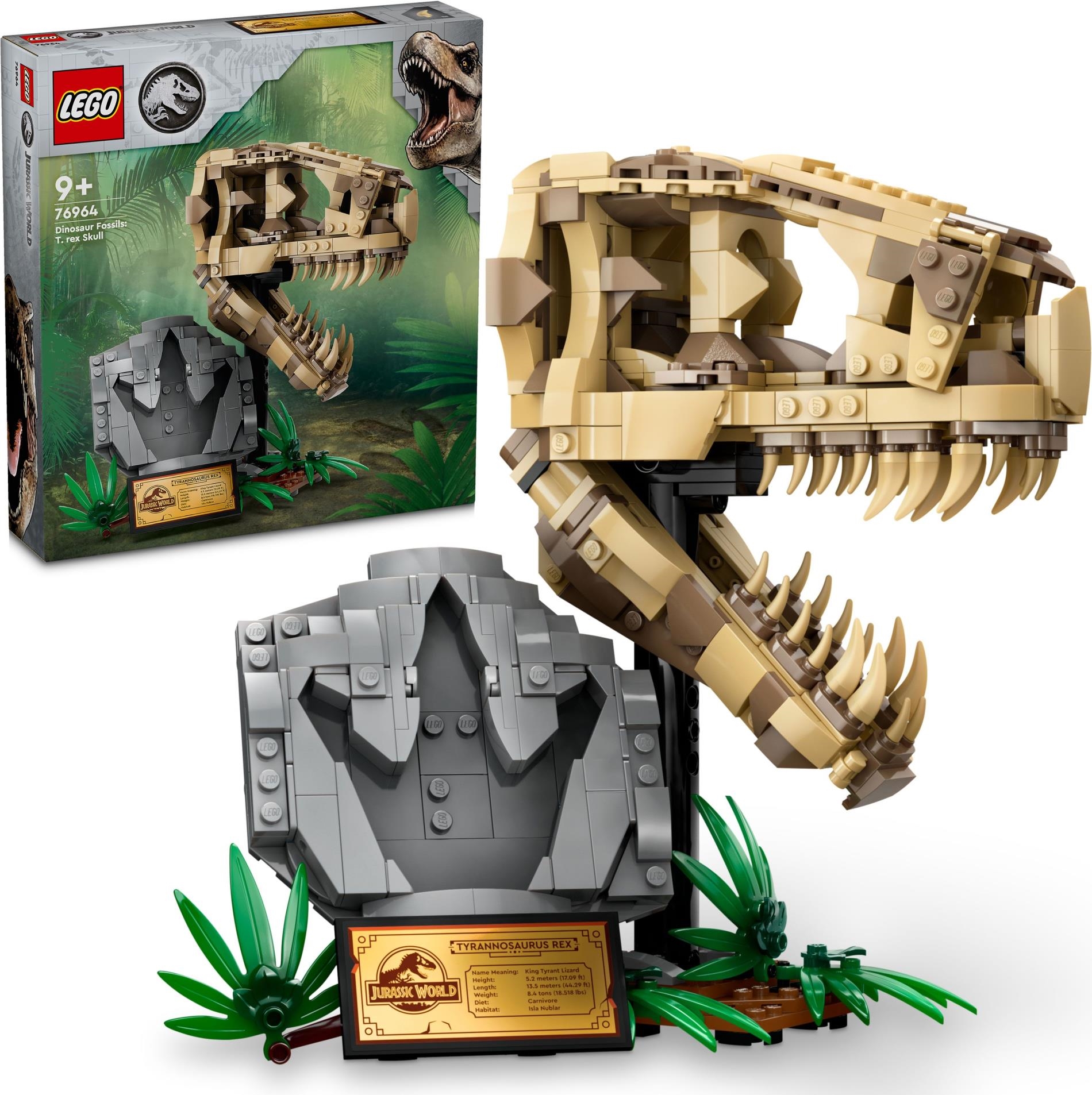 Lego: 76964 - Jurassic World - Fossili Di Dinosauro Teschio Di T.Rex