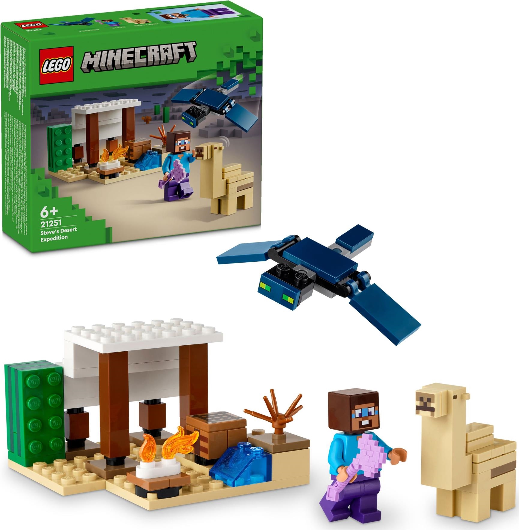 Lego: 21251 - Minecraft - Spedizione Di Steve Nel Deserto