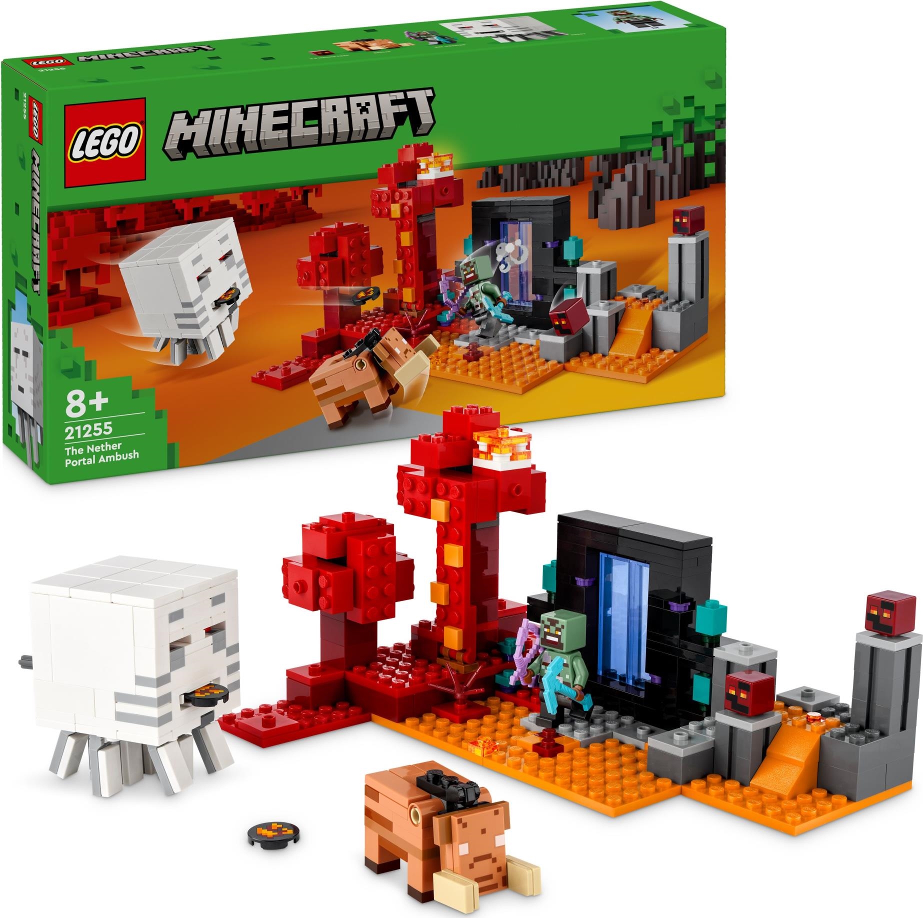 Lego: 21255 - Minecraft - Agguato Nel Portale Del Nether