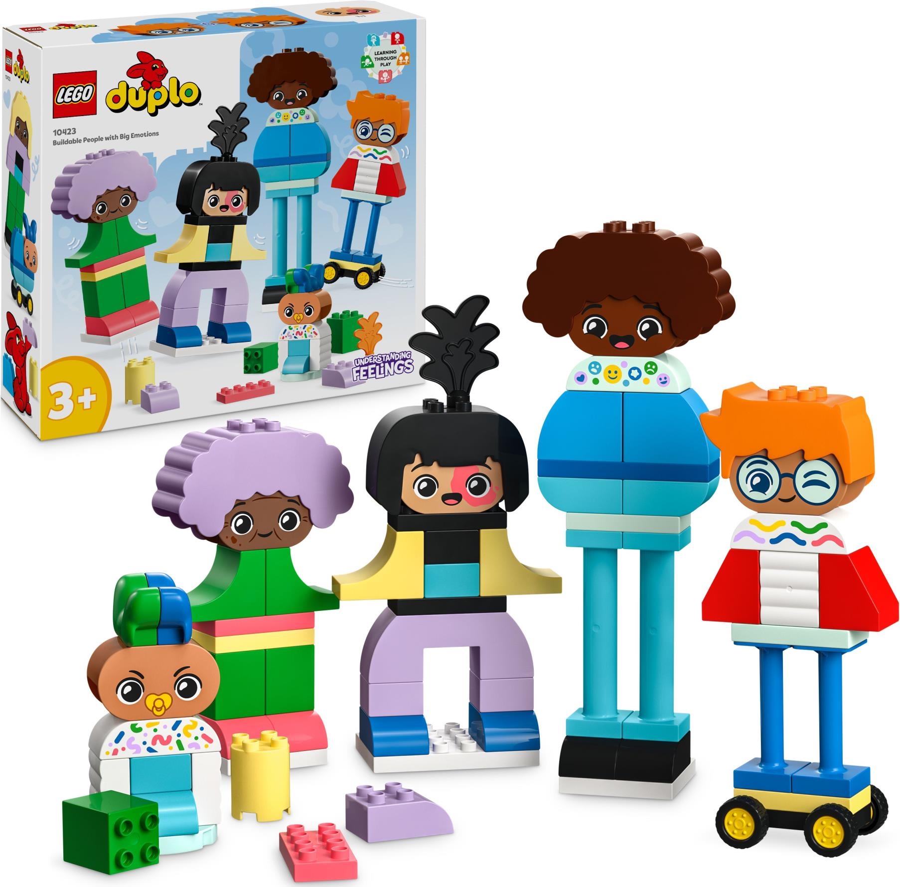 Lego: 10423 - Duplo Town - Persone Da Costruire Con Grandi Emozioni