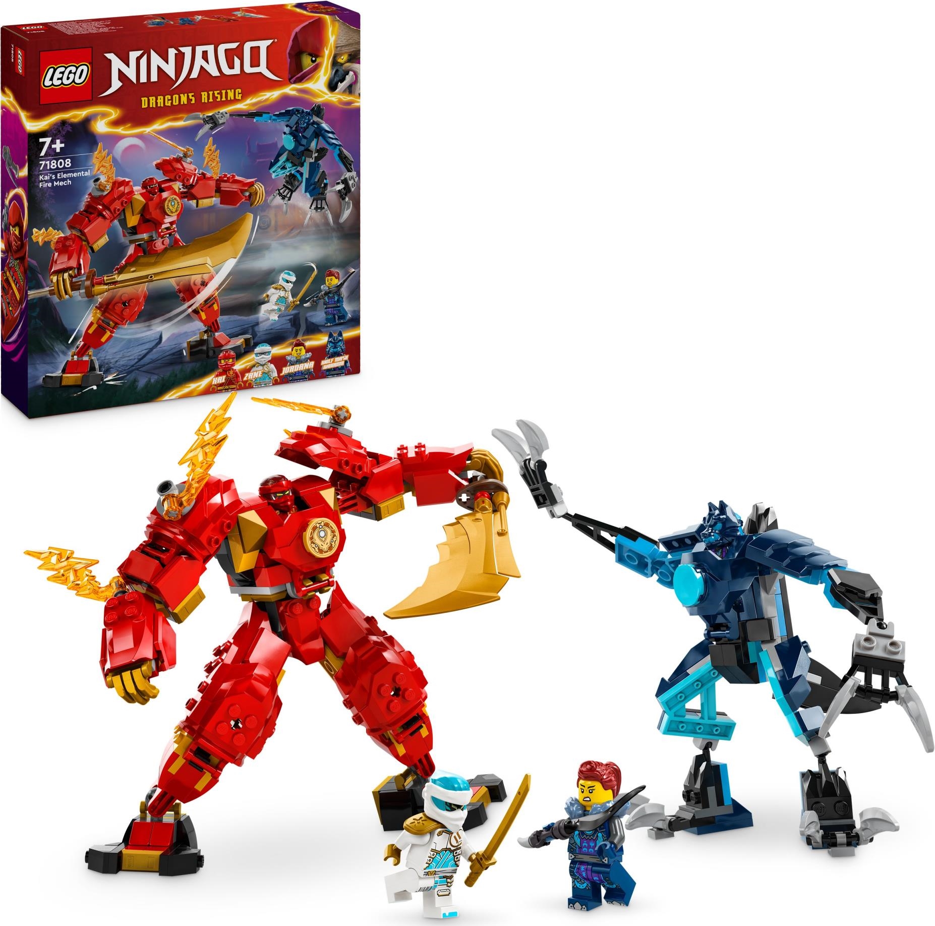Lego: 71808 - Ninjago - Mech Elemento Fuoco Di Kai
