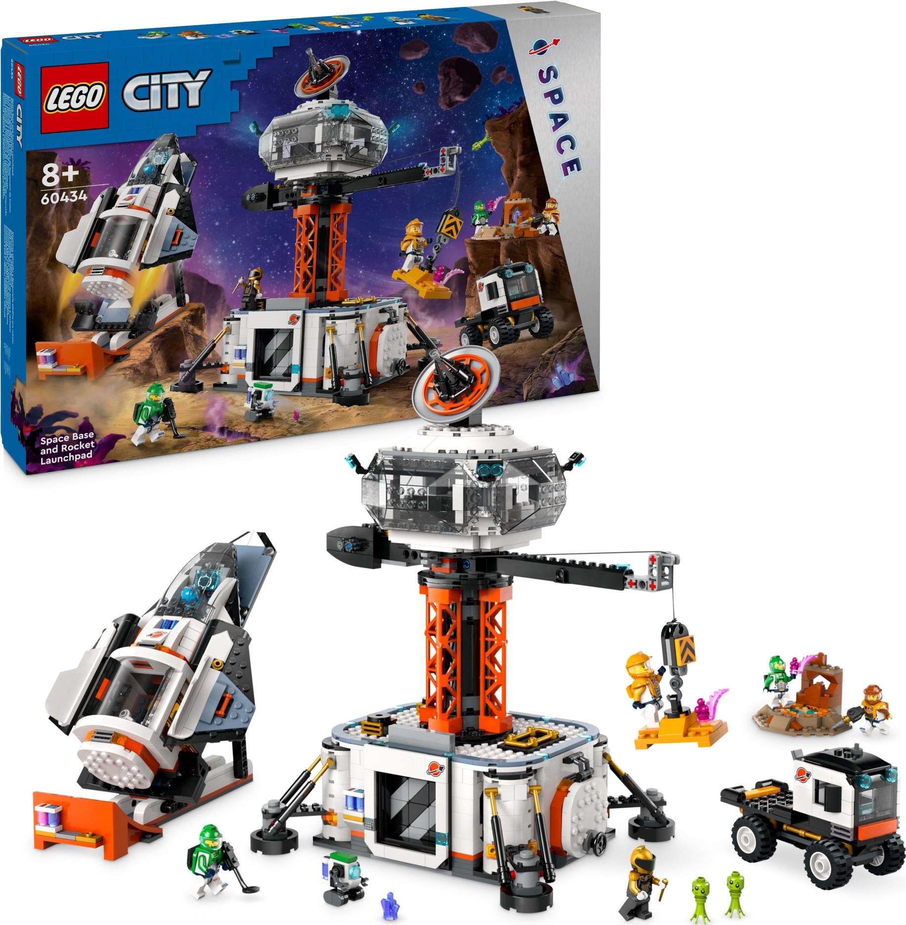 Lego: 60434 - City Space - Base Spaziale E Piattaforma Di Lancio