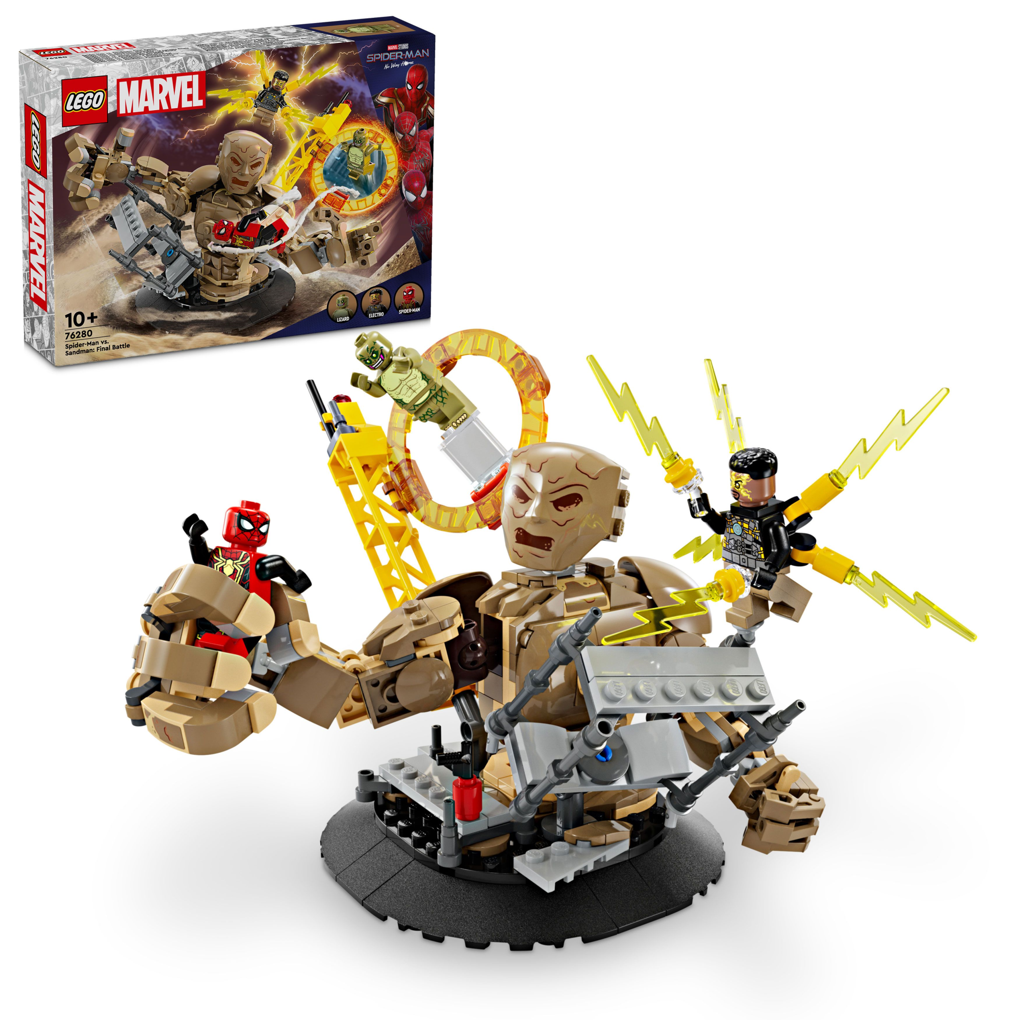 Marvel: Lego 76280 - Super Heroes - Spider-Man Vs. Uomo Sabbia Battaglia Finale