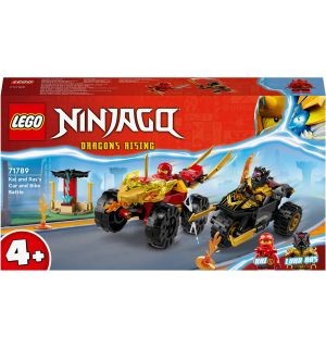 Ninjago - Battaglia su auto e moto di Kai e Ras