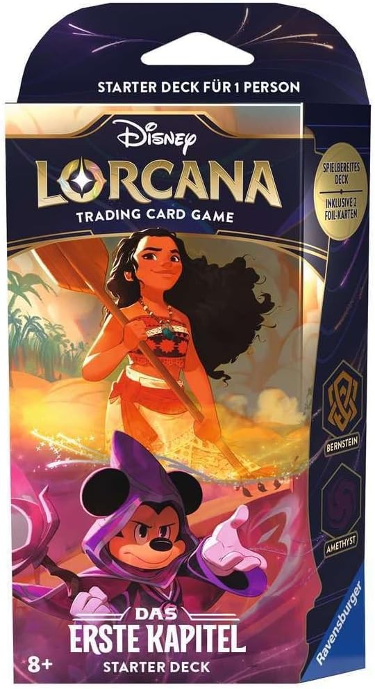 Disney Lorcana Trading Game: The first Chapter Starter deck (Ambra e ametista)