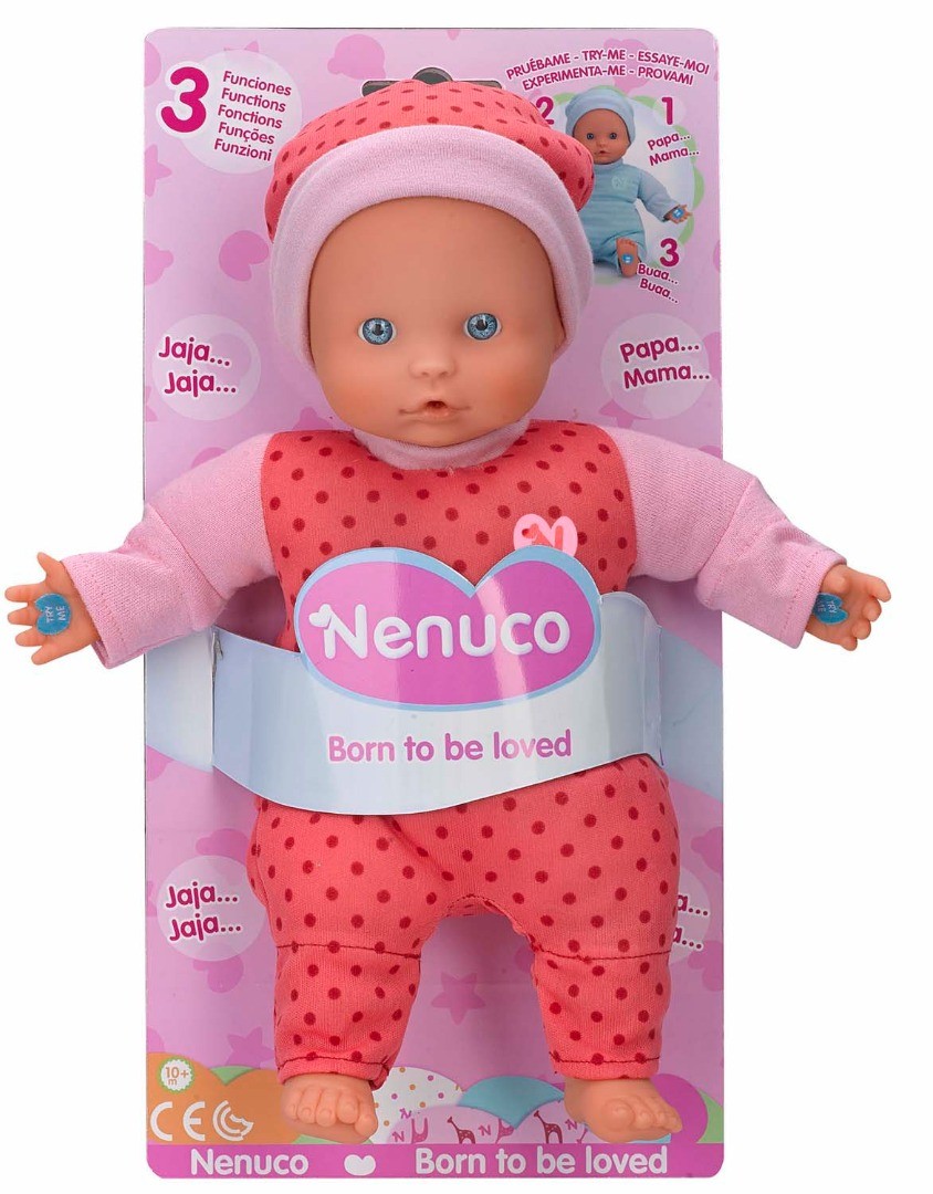 Nenuco: Bambola Soft 25 Cm 3 Funzioni Rosa