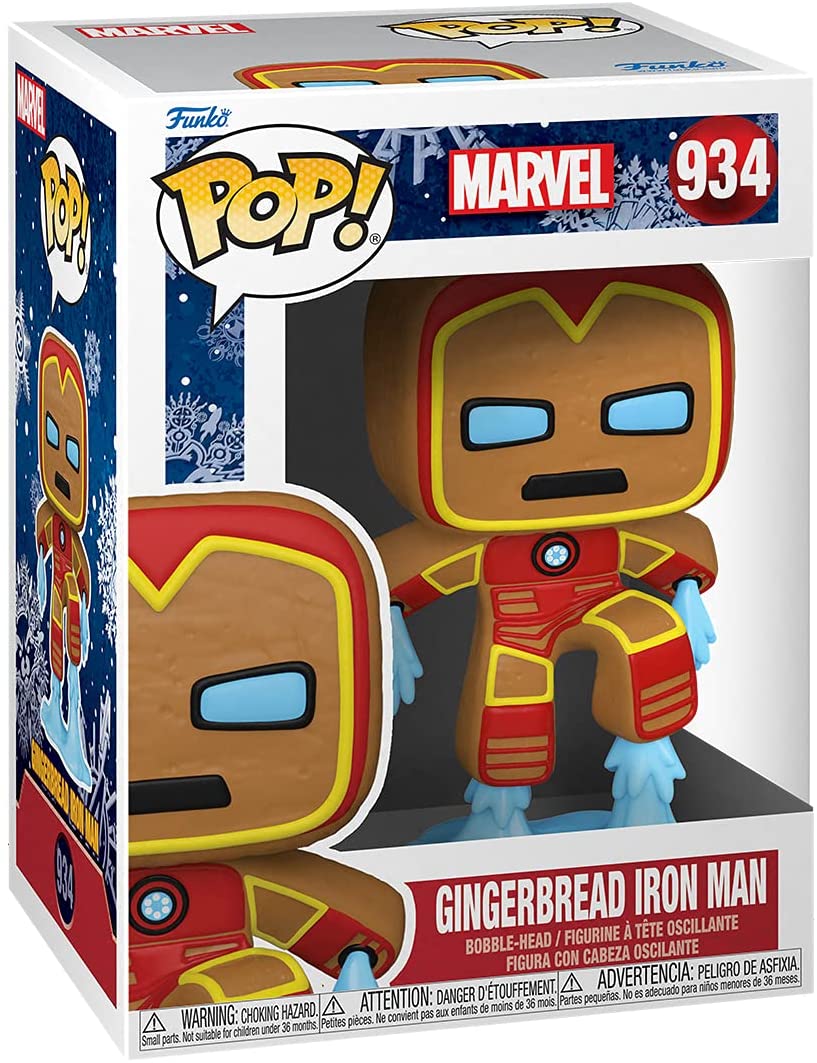 Marvel POP! Vinyl Figure Holiday Iron Man 9 cm