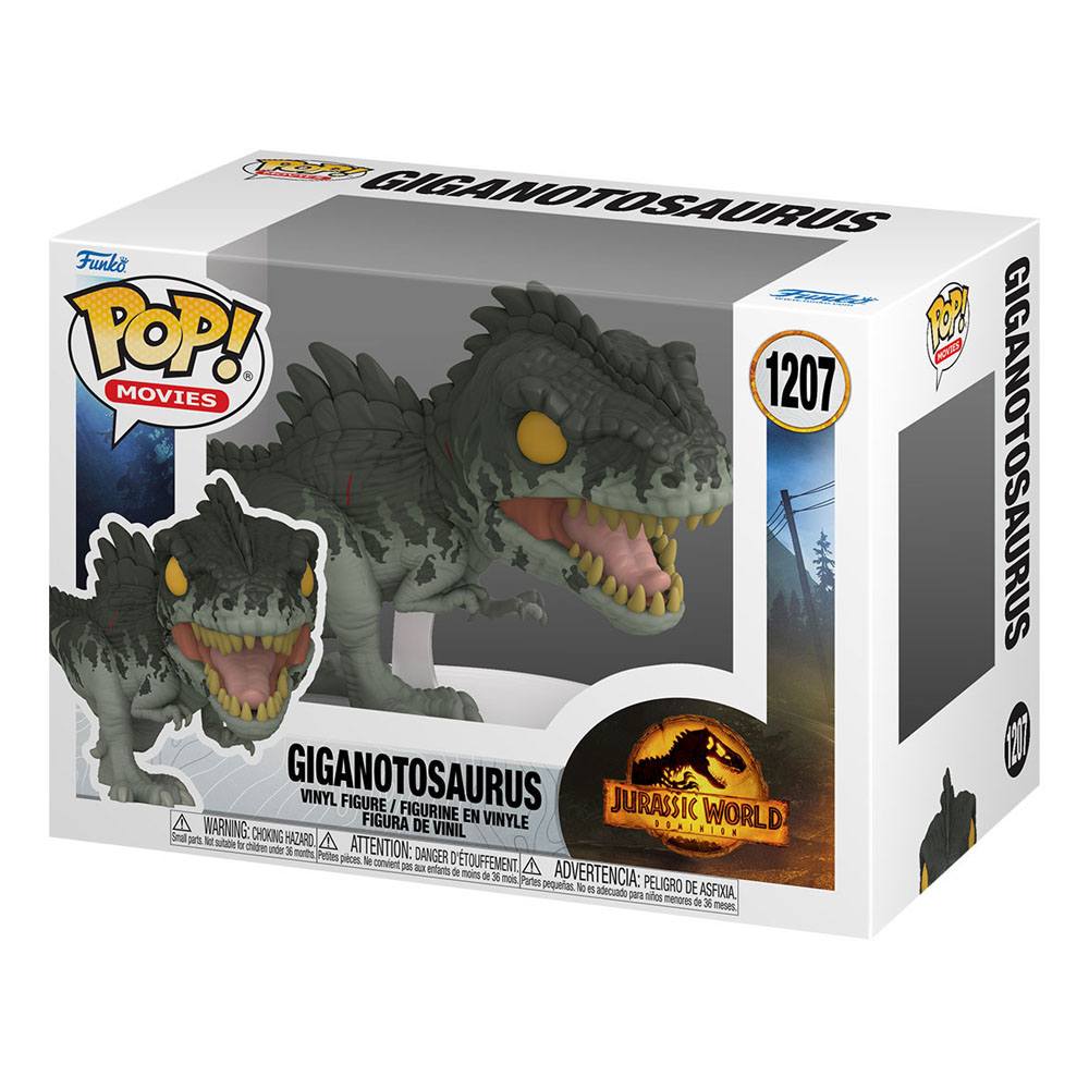 Jurassic World 3 POP! Movies Vinyl Figure Giganotosaurus 9 cm