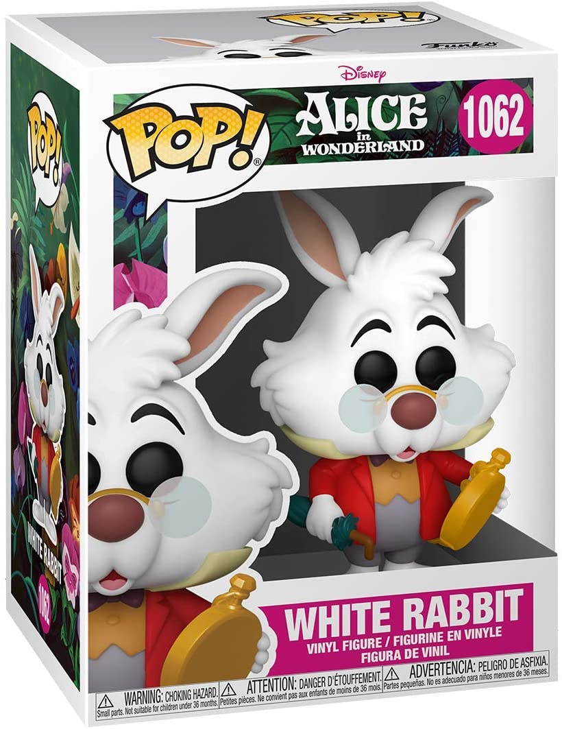 Alice in Wonderland POP! Disney Vinyl Figure White Rabbit w/Watch 9 cm