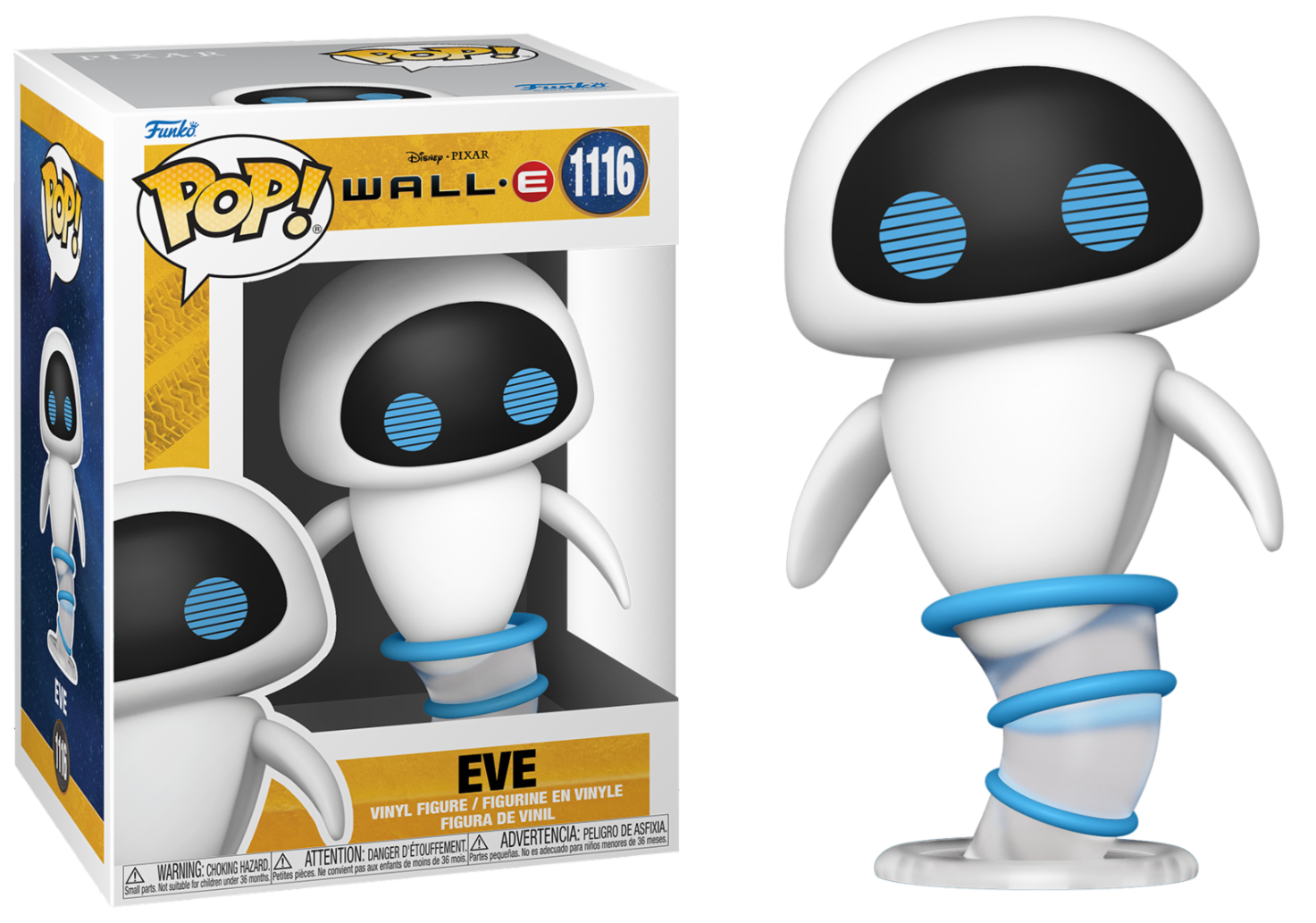 Wall-E POP! Movies Vinyl Figure Eve Flying 9 cm