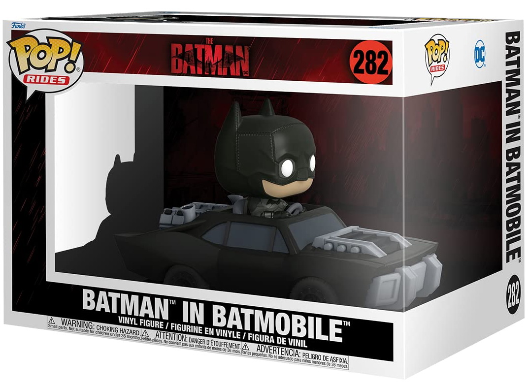 Batman POP! Rides Super Deluxe Vinyl Figure Batman in Batmobile 15 cm