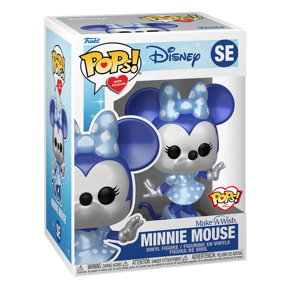Disney Make a Wish 2022 POP! Disney Vinyl Figure Minnie Mouse (Metallic) 9 cm