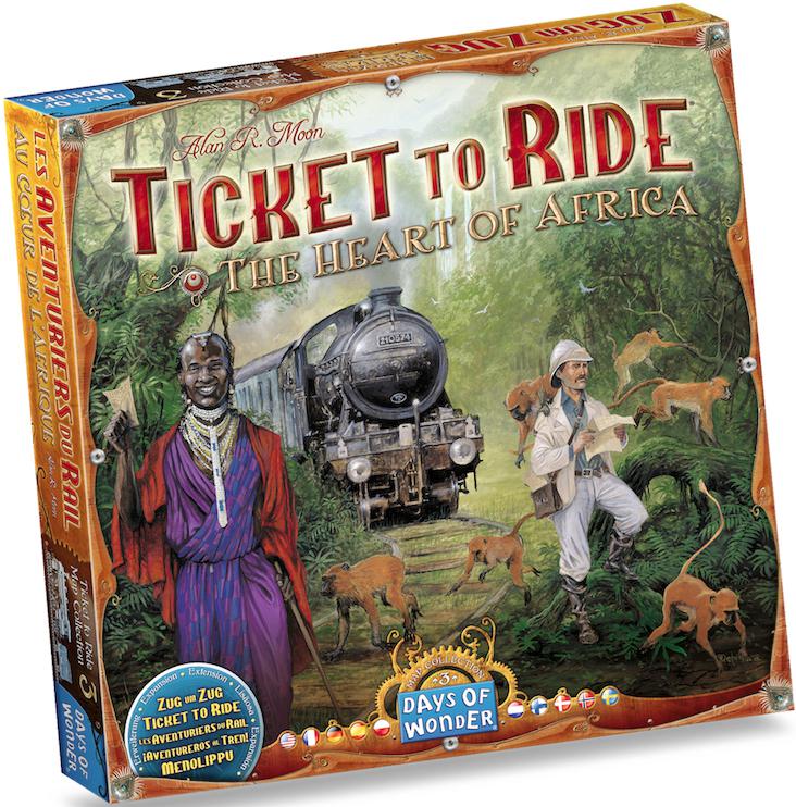 Ticket to Ride Map Collection #3 The Heart of Africa