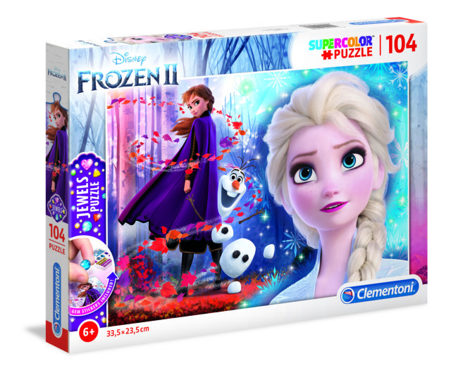 Puzzle da 104 pezzi - Jewels: Frozen 2