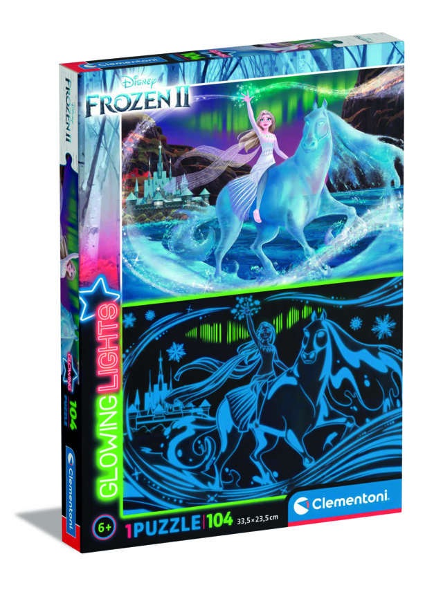 Puzzle da 104 Pezzi - Frozen 2: Glowing Lights