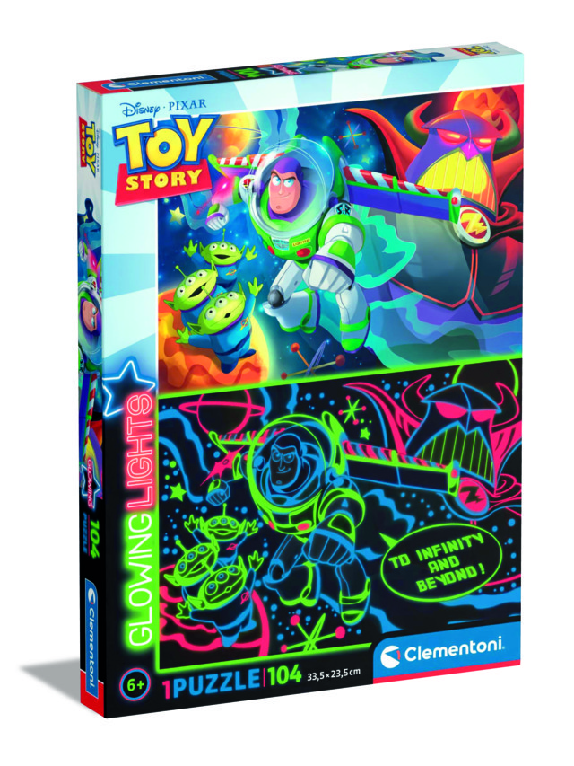 Puzzle da 104 Pezzi Glowing Lights - Toy Story