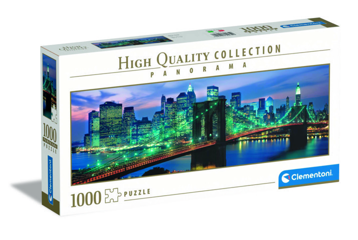 Puzzle da 1000 Pezzi Panorama High Quality Collection - New York Ponte di Brooklyn