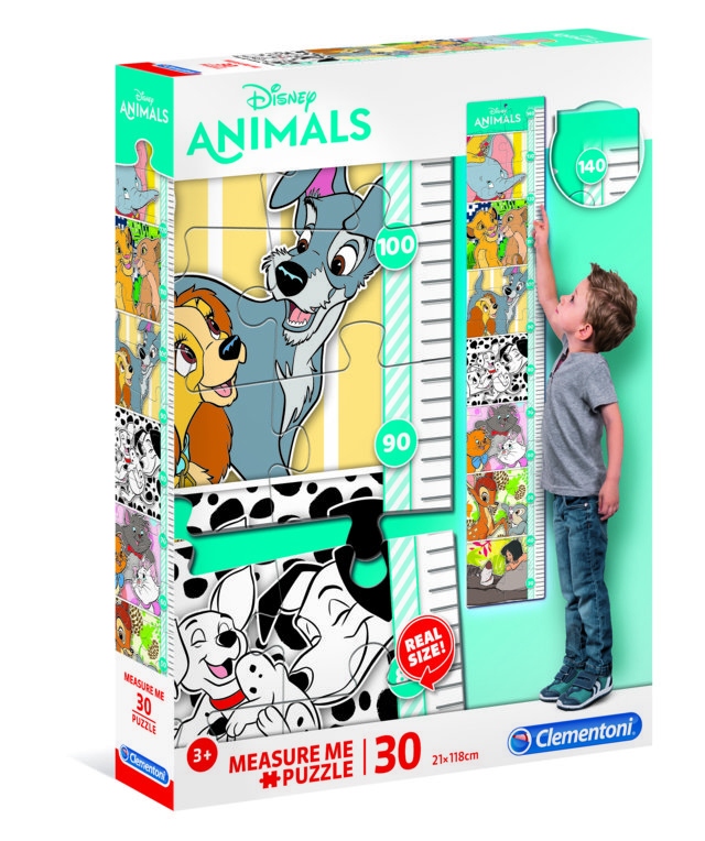 Puzzle da 30 Pezzi - Measure Me: Disney Animals