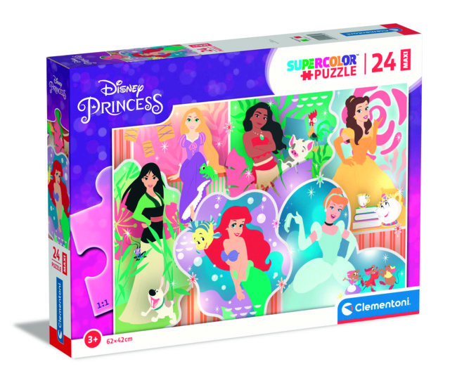 Puzzle da 24 Pezzi Maxi - Principesse Disney
