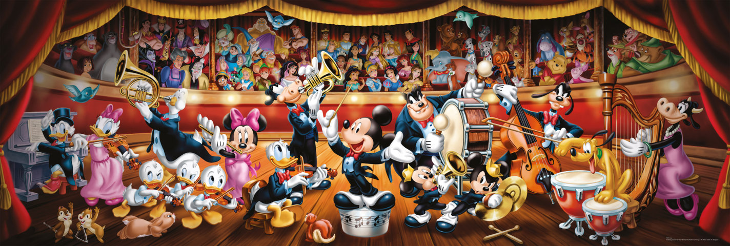 Puzzle da 1000 Pezzi Panorama - Orchestra Disney