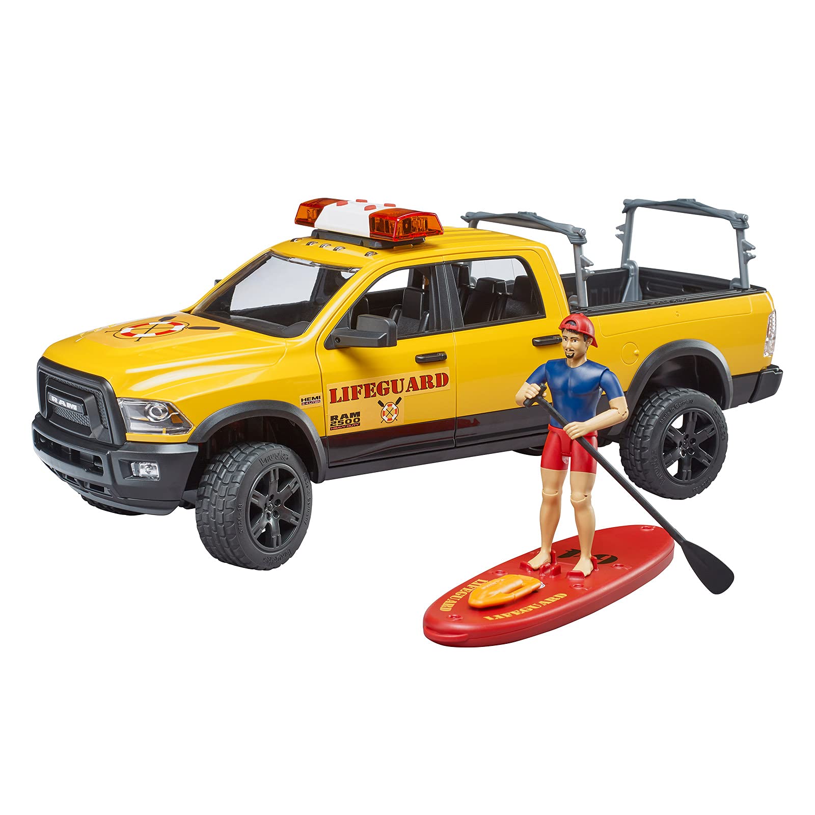 RAM 2500 Power Wagon guardaspiaggia con Stand Up Paddle