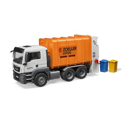 MAN TGS camion trasporto rifiuti caric. posteriore (arancio)