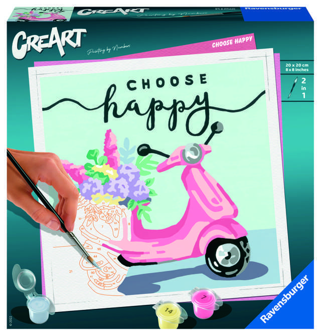CreArt Serie Trend quadrati - Choose happy