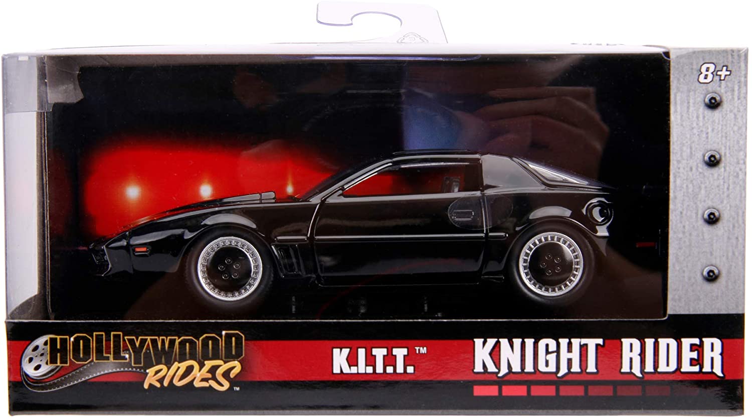 Knight Rider K.I.T.T. 1982 Pontiac Trans AM in scala 1:32 in display 6 pz