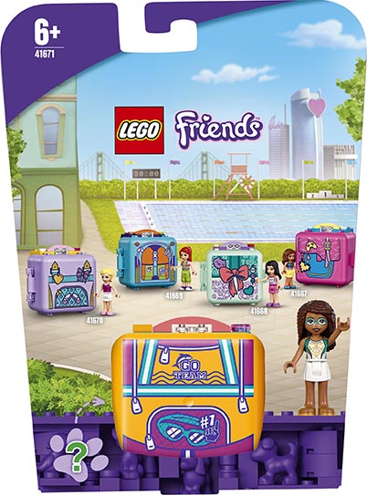 Lego: 41671 - Friends - Il Cubo Della Piscina Di Andrea
