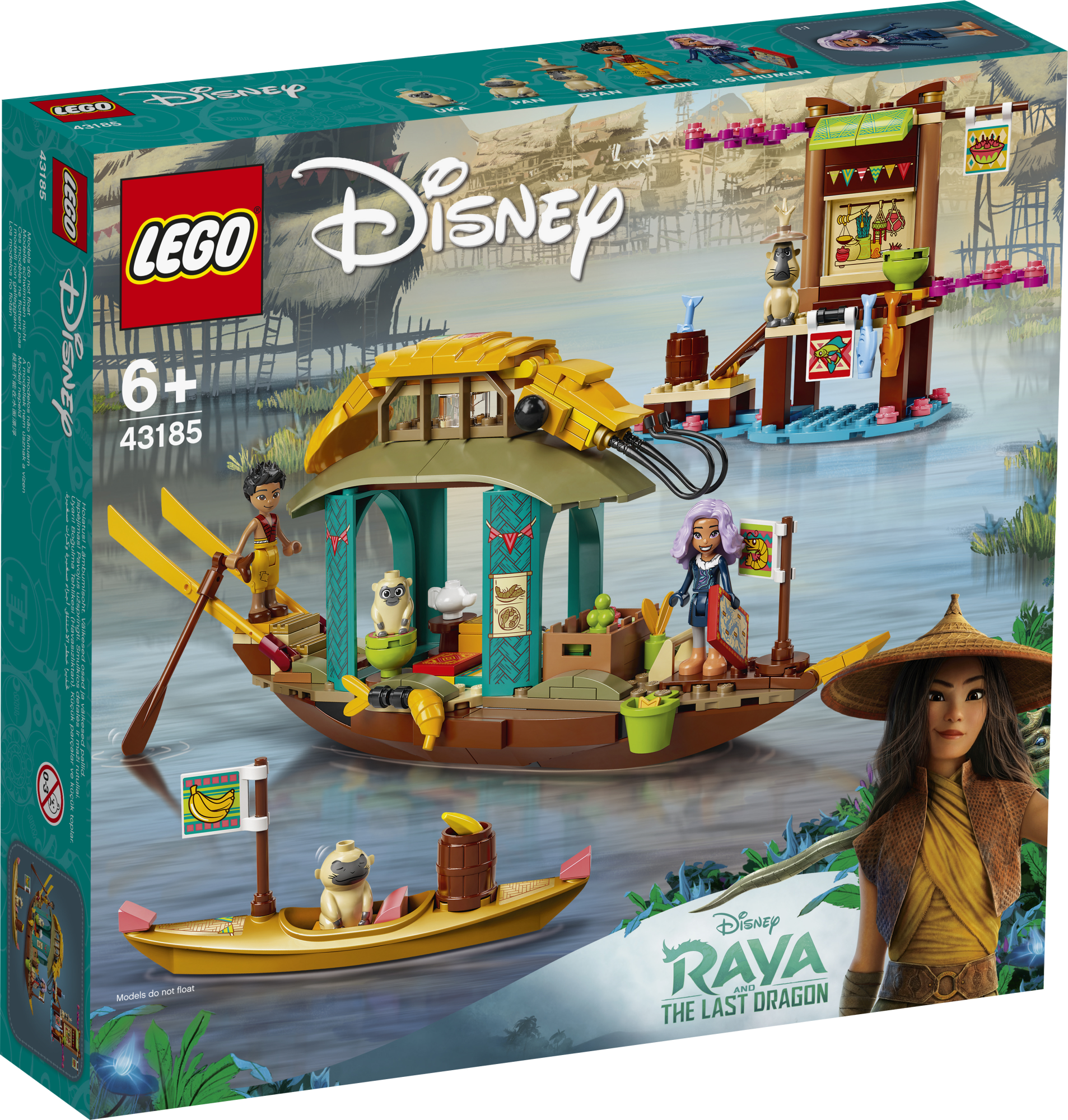 Lego: 43185 - Disney Princess - Raya - Barca Di Boun