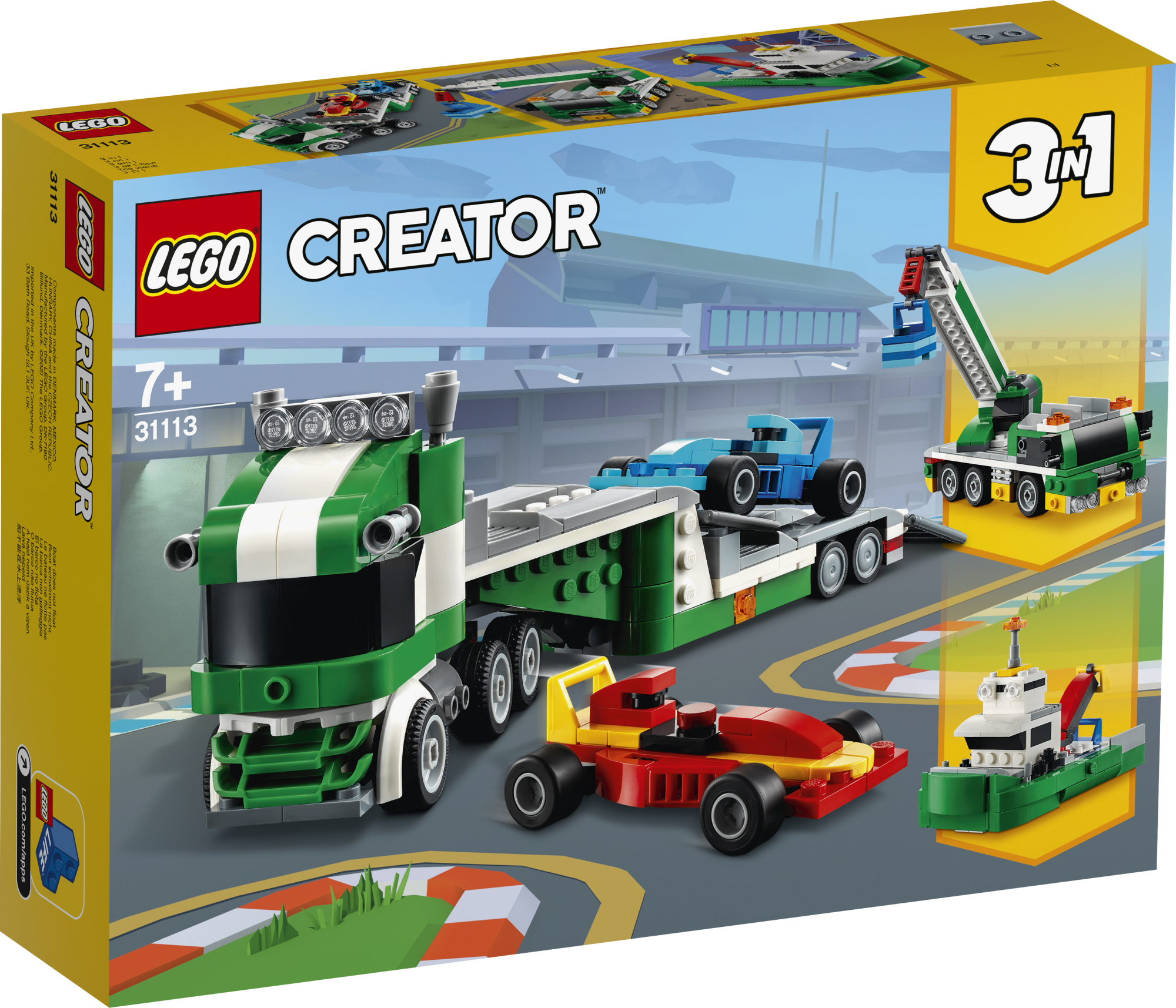 LEGO Creator - Trasportatore di auto da corsa