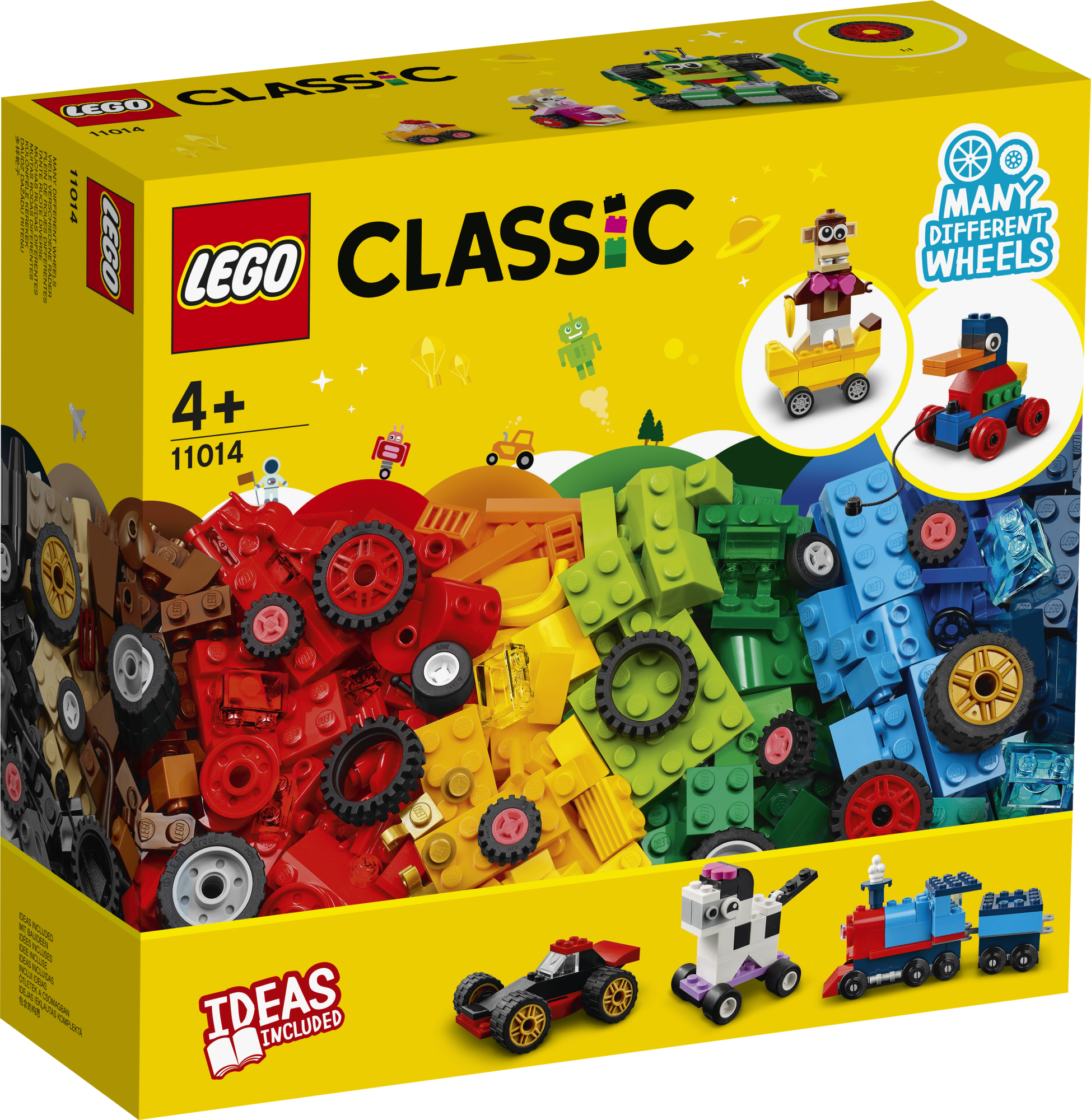 LEGO Classic - Mattoncini e ruote