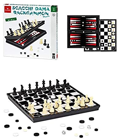 Dal Negro: Scacchi/Dama/Backgammon Magnetic