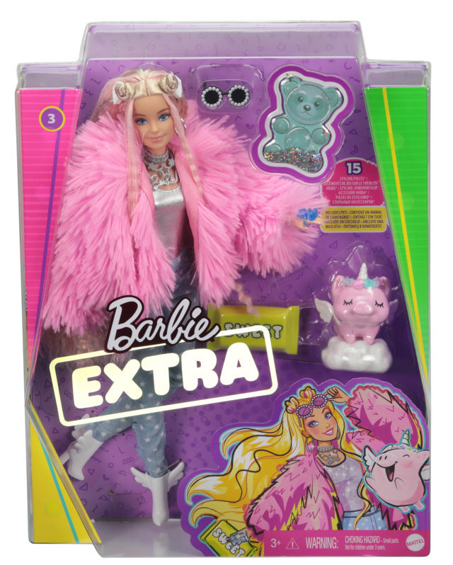 Barbie Extra Pelliccia Rosa