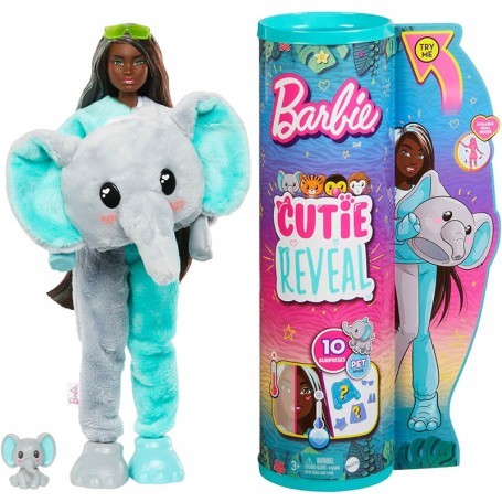 Barbie Cutie Reveal Giungla Elefante