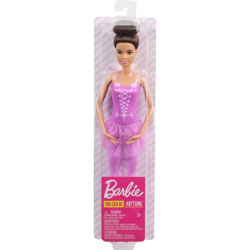 Barbie Ballerina Castana Tutù Lilla
