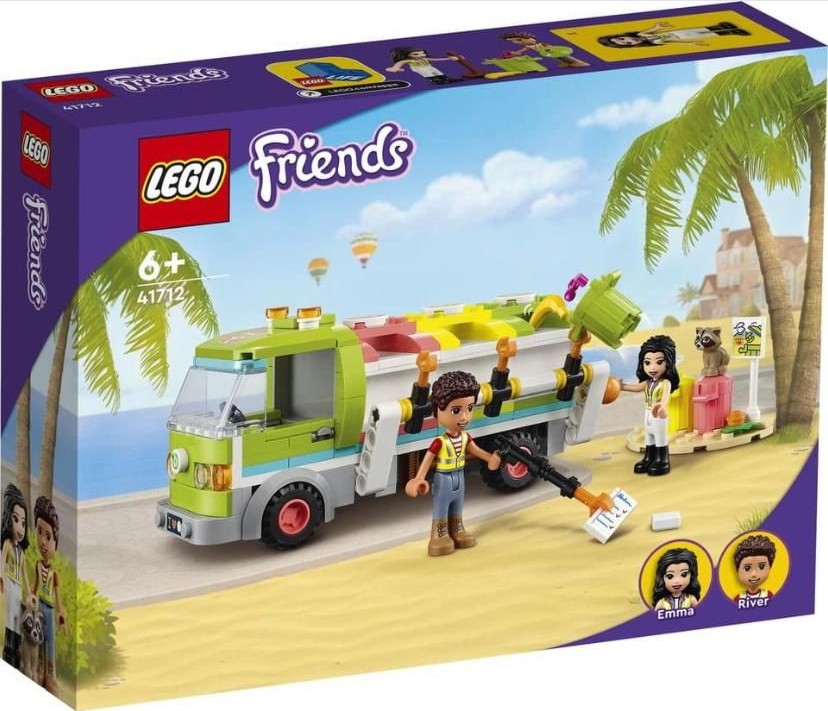 LEGO Friends - Camion riciclaggio rifiuti