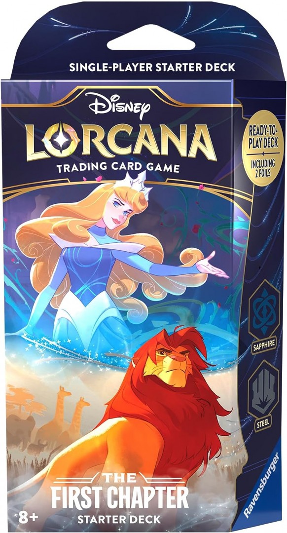 Disney Lorcana Trading card game: The first chapter starter deck (Acciaio e Zaffiro)