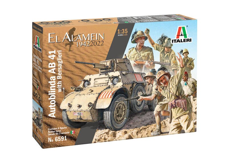 1/35 Autoblinda AB 41 with Bersaglieri El Alamein 1942-2022
